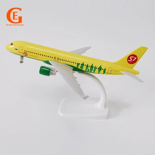 Sibéria S7 Airlines Airbus 320 Modelo De Aeronave Diecast Alloy Metal A320 Airways Avião De Brinquedo Com Trem De Pouso