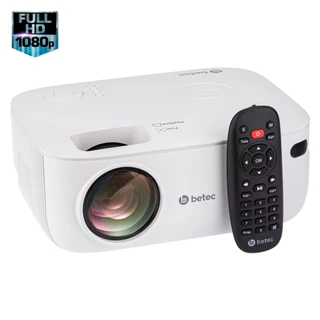 Projetor Portatil Led - Full HD Nativo - 3200 Lumens - Betec BT950 - Bluetooth - Até 220 Polegadas