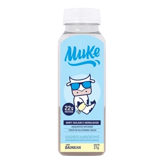 Garrafinha Whey Isolado Muke Baunilha 27g - Mais Mu