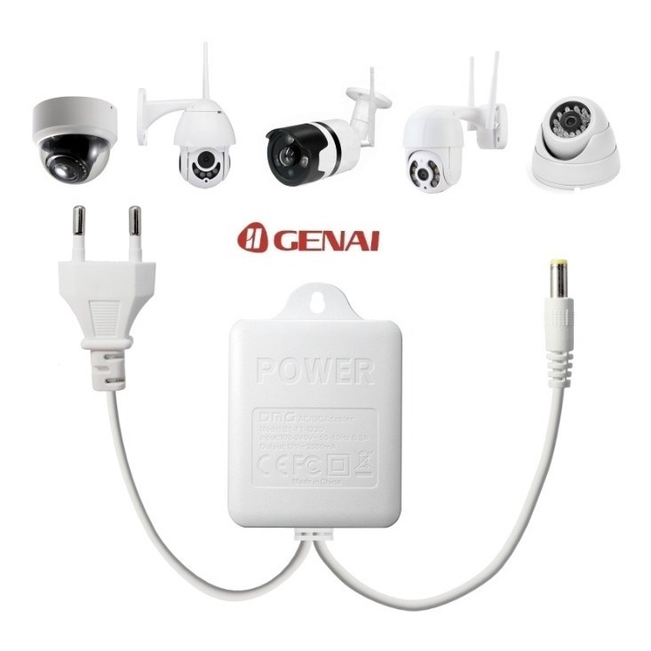 Fonte Original Para Câmera Ip Speed Dome - 12v-2a