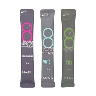 [MASIL] 8 Segundos Máscara Capilar Stick Pouch 8ml (Salão , Líquido , Super Suave)