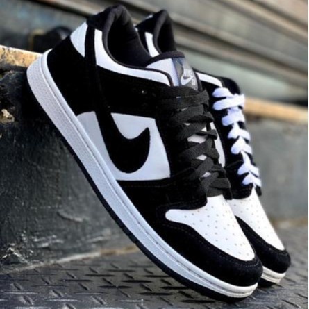 Tênis Nike Dunk Low Pro SB Preto e Branco Tenis Feminino e