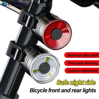 GRANDSTORE Bicicleta De Alumínio Liga Luz Nocturna De Alerta Taillight Mountain Bike LED Traseira Acessórios F2M8
