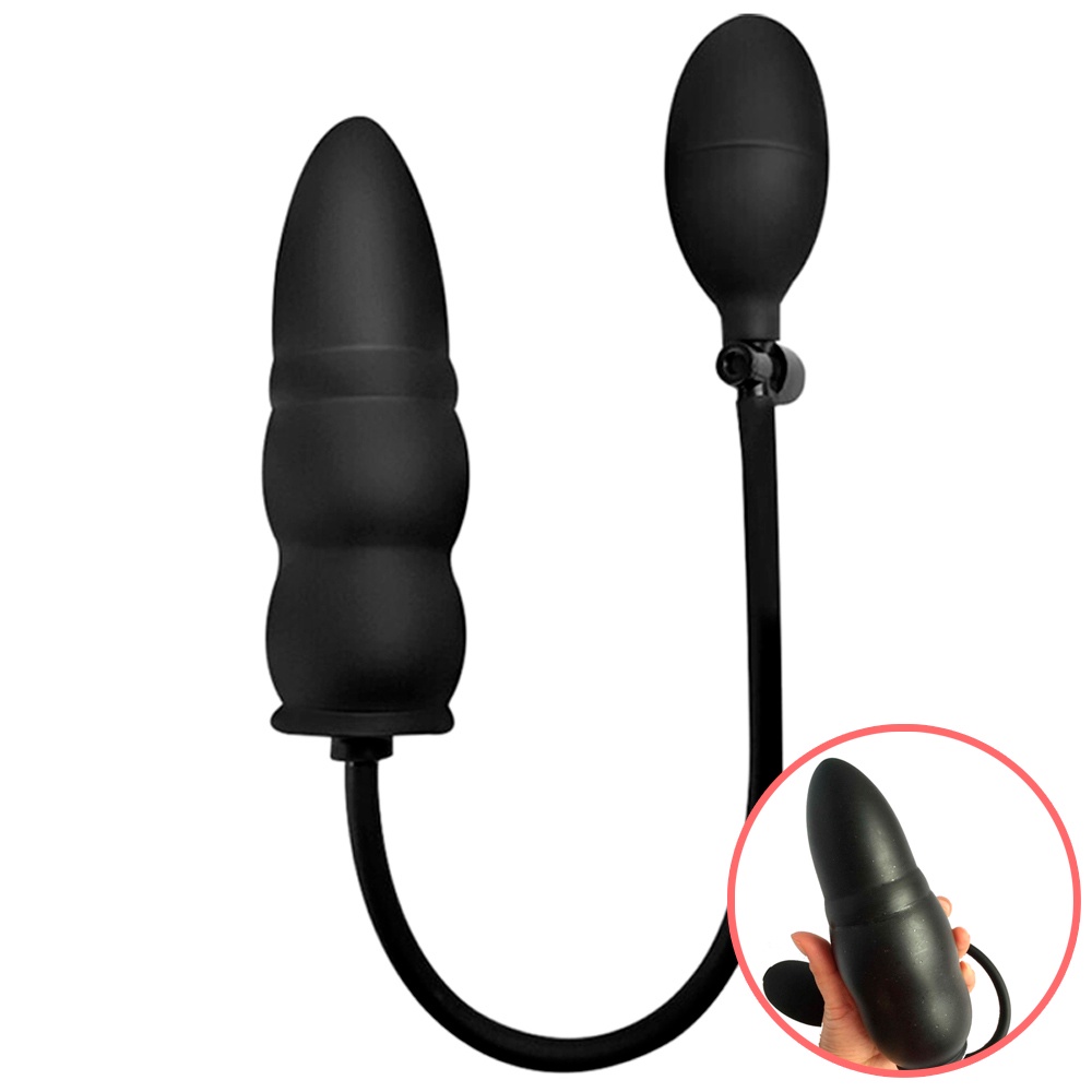 Plug Anal Inflvel Escalonado 15x4,5cm - Escorrega o Preo