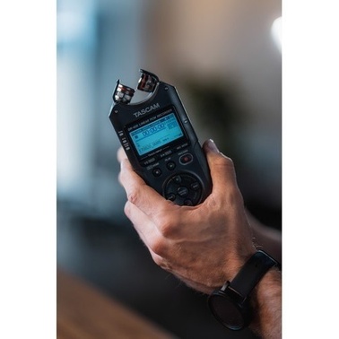 GRAVADOR DE ÁUDIO PORTÁTIL TASCAM DR-40X COM MICROFONE | Shopee Brasil