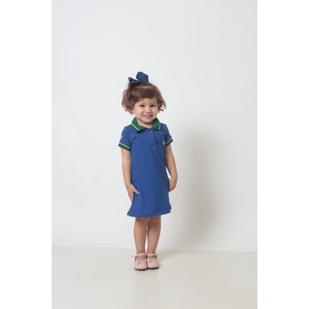 Vestido best sale polo infantil