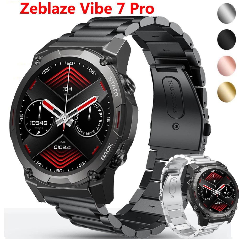 Pulseira Zeblaze Vibe 7 Pro/Lite Smartwatch De 22mm Para Metal Correa Wristband