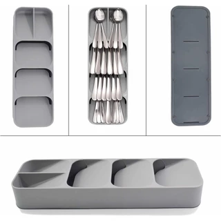 Bandeja Organizadora De Gaveta De Cozinha Para Talheres De Prata, Separador De Talheres, Para Talheres E Utensílios, Expansível