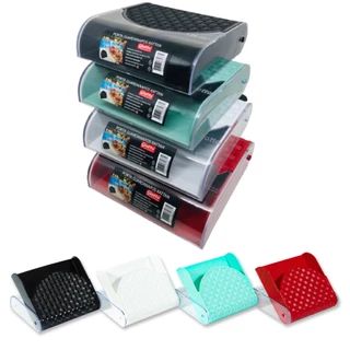 Porta Guardanapos de Papel para Mesa em Plástico Rattan