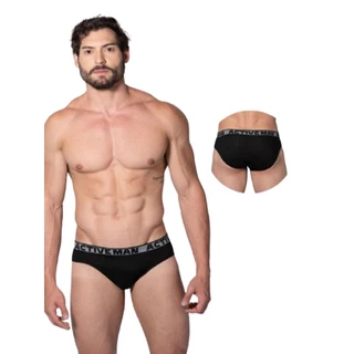 Kit C/ 3 Cuecas Slip De Algodão Suedine - Multicolorido
