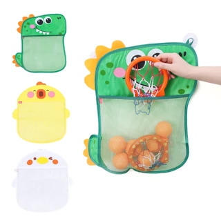 Pendurar Brinquedo De Banho De Bebê De Com Saco De Malha Organizador De Sucção Rede Drawstring Backpack Cesta De Poliéster Para Crianças