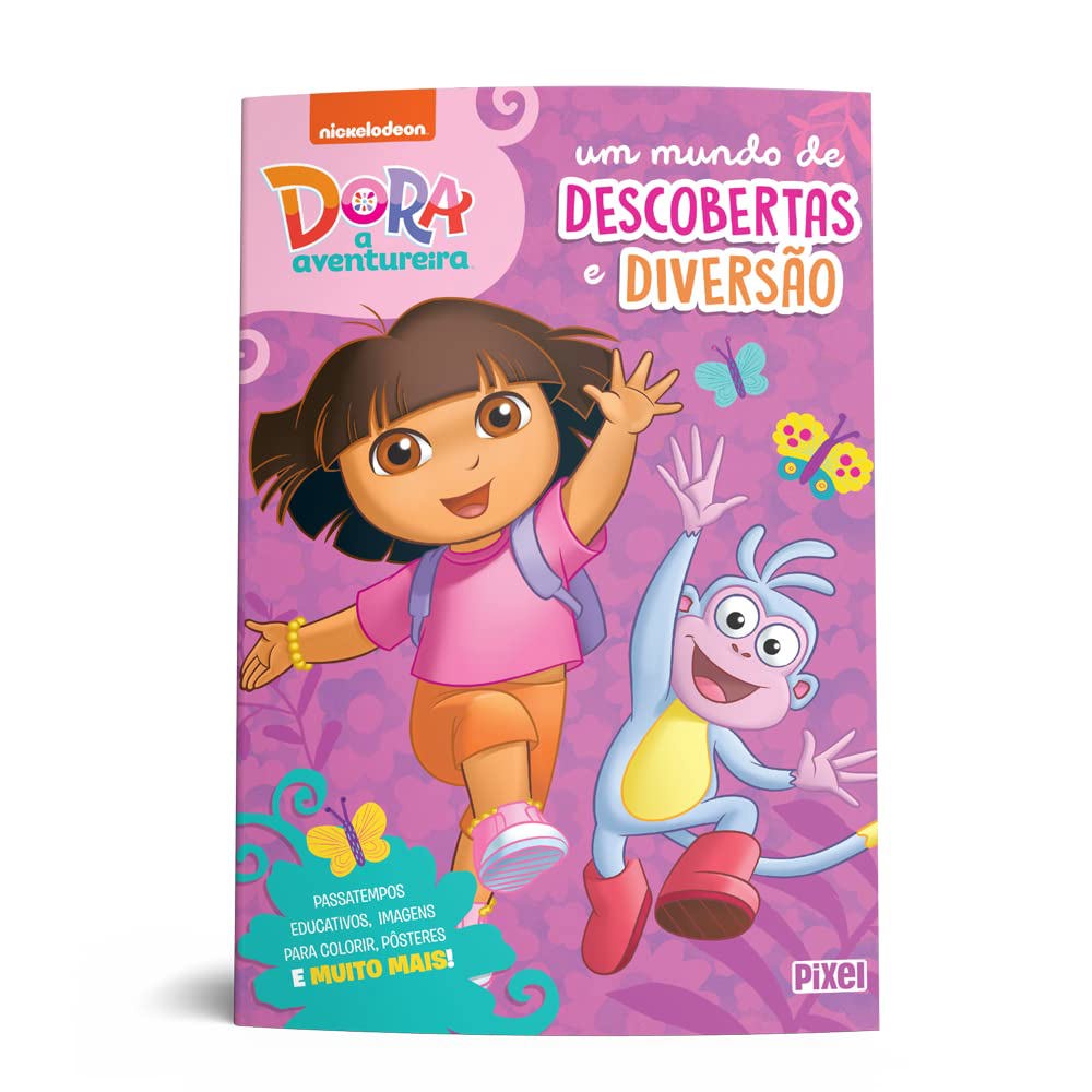 Livro Dora a aventureira: um mundo de descobertas e diversão | Shopee Brasil