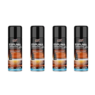 Kit 4 Espumas Limpadora Limpa Estofados 300ml 209g Orbi