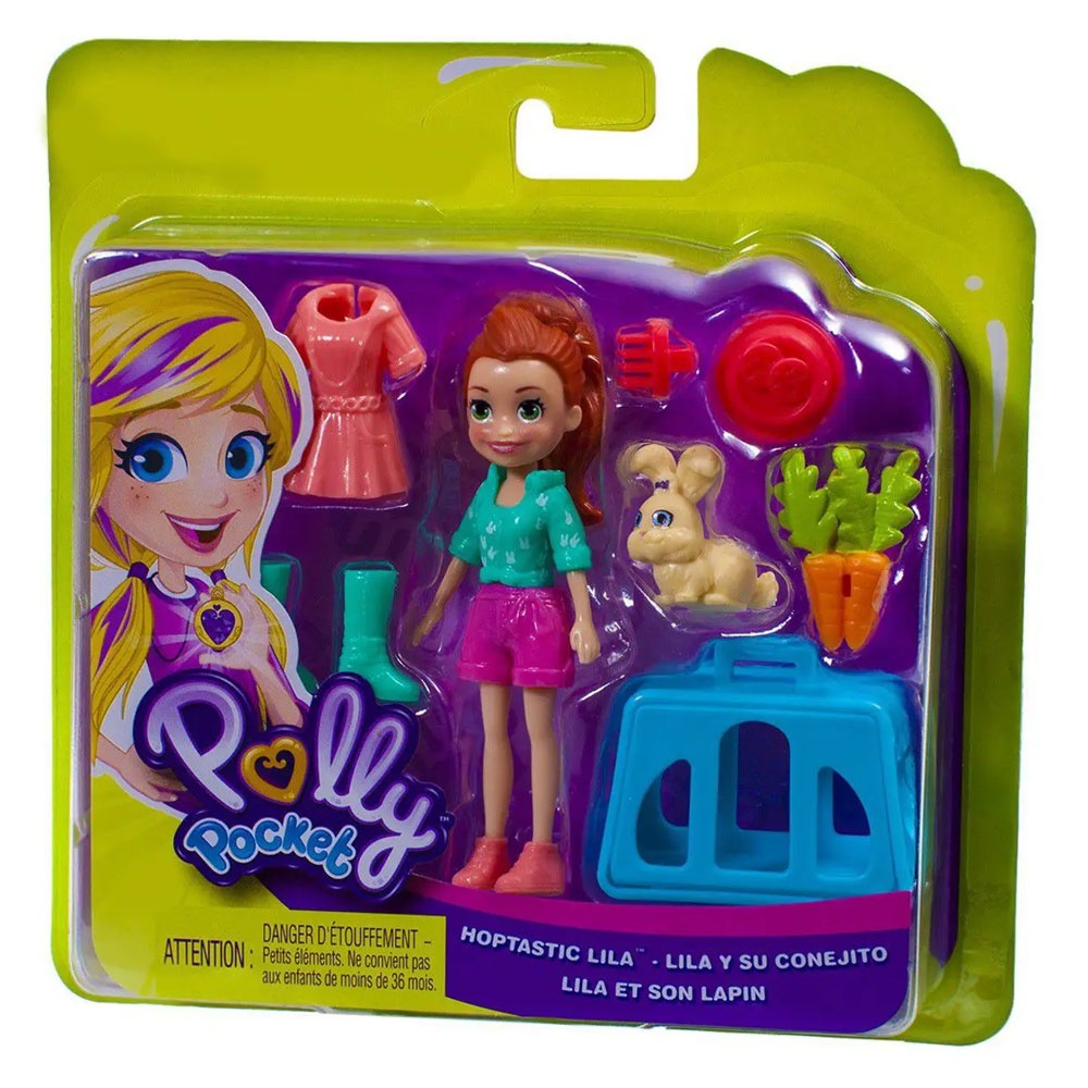 Polly Pocket 9 cm Active Pose Dolls (Choose from Polly, Lila