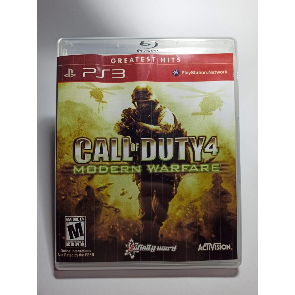 Call Of Duty Modern Warfare 2 Mw2 Ps3 Lacrado Mídia Física
