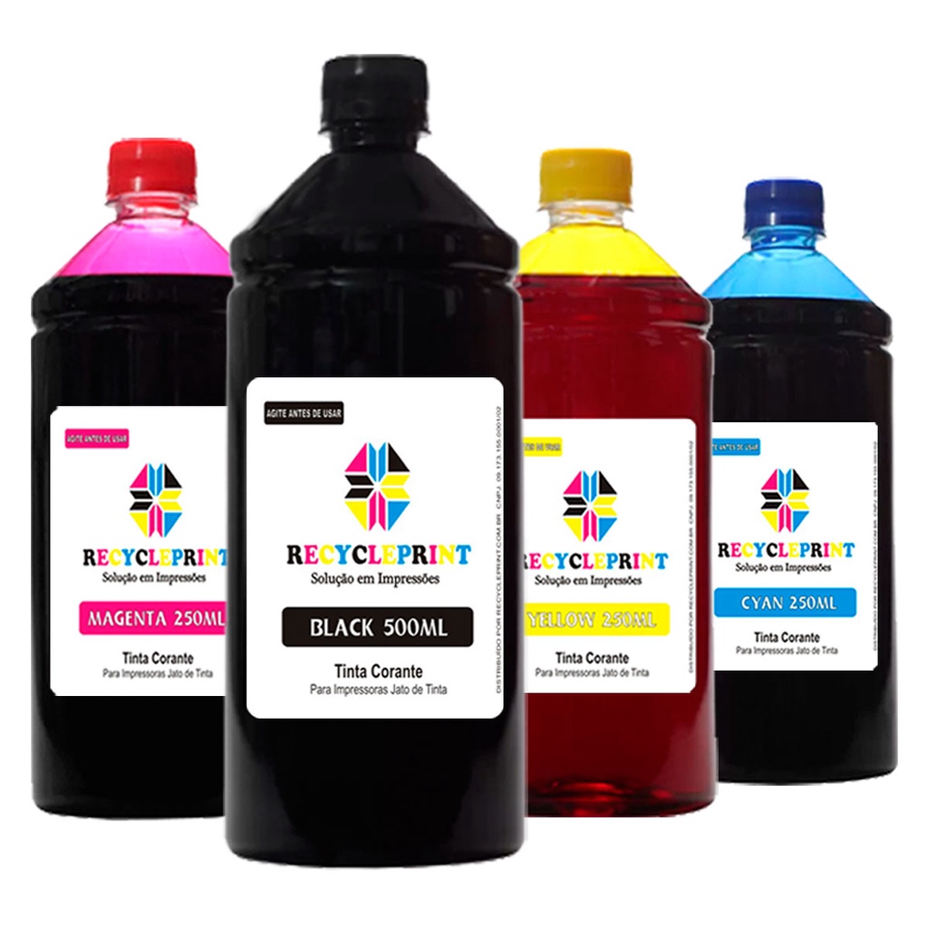 Refil 1250ml Tinta Compatível Epson L3250 L3150 L5190 L3110