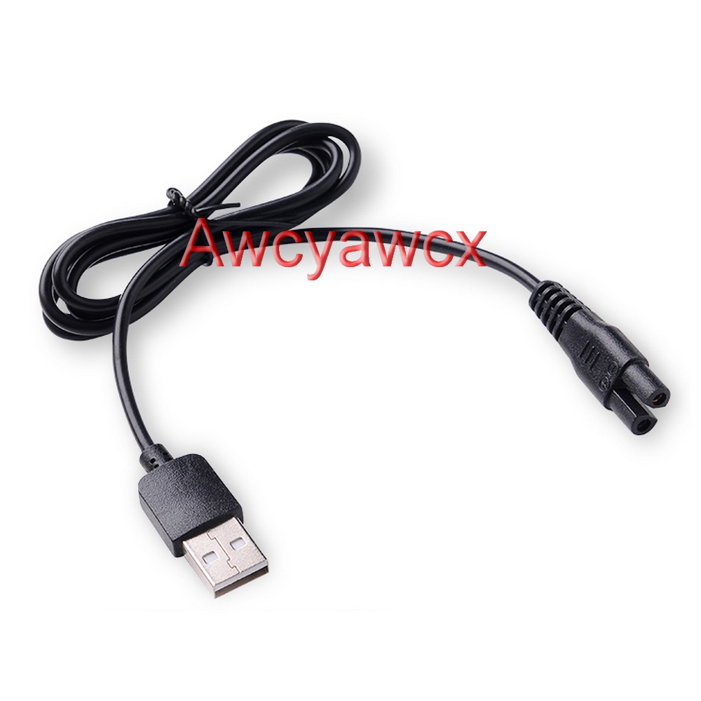 Cable Cargador USB Para Afeitadora Philips MG7720 – Repuesto Original, Color Negro, Fabricado En China