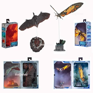 NECA Godzilla Rei Dos Monstros Mothra Rodan Modelo De Figura De Ação
