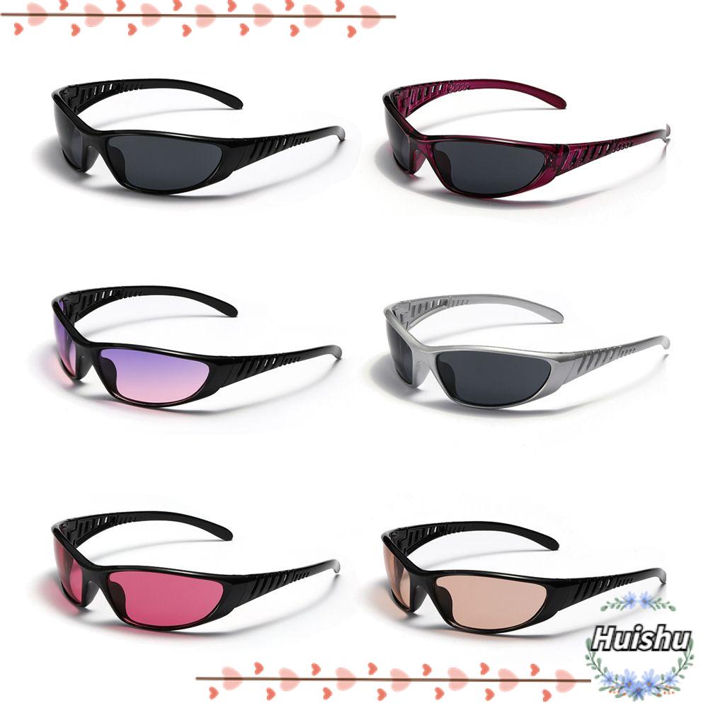 HUISHU Óculos De Sol Masculino/Retrô/UV400/Estética/Y2K