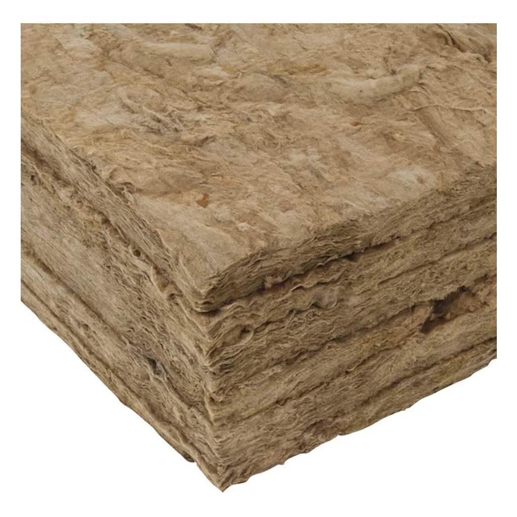 Manta Lã De Rocha 32kg Forro Obra 120x60 Unitária 25mm