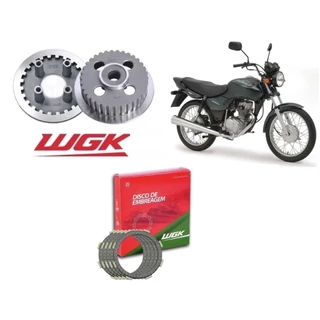 Disco Cubo Plato Embreagem Wgk Cg Titan Fan Nxr Bros Xlr 125 De 1983 Ate 2008