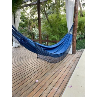Rede De Descanso Dormir Aconchego Gigante Casal Decorativa 4 Metros
