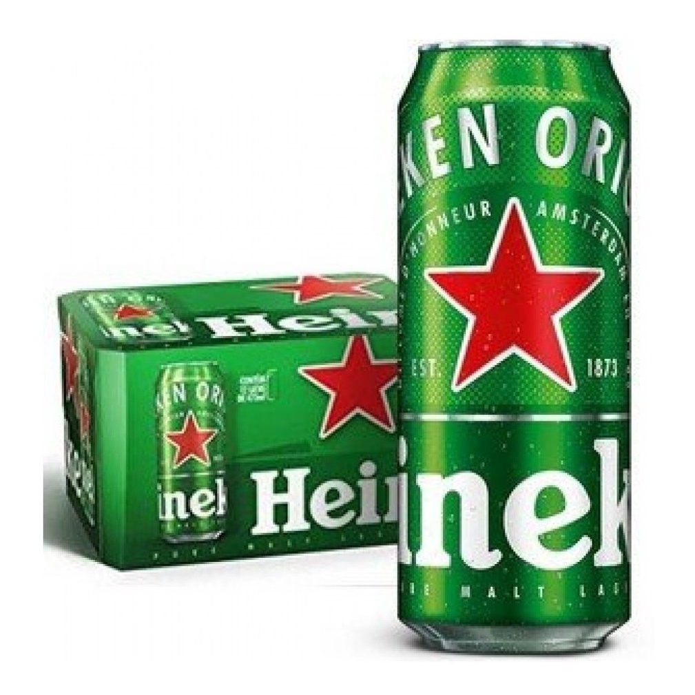 Cerveja Heineken Premium Puro Malte Lager Caixa 473ml Shopee Brasil