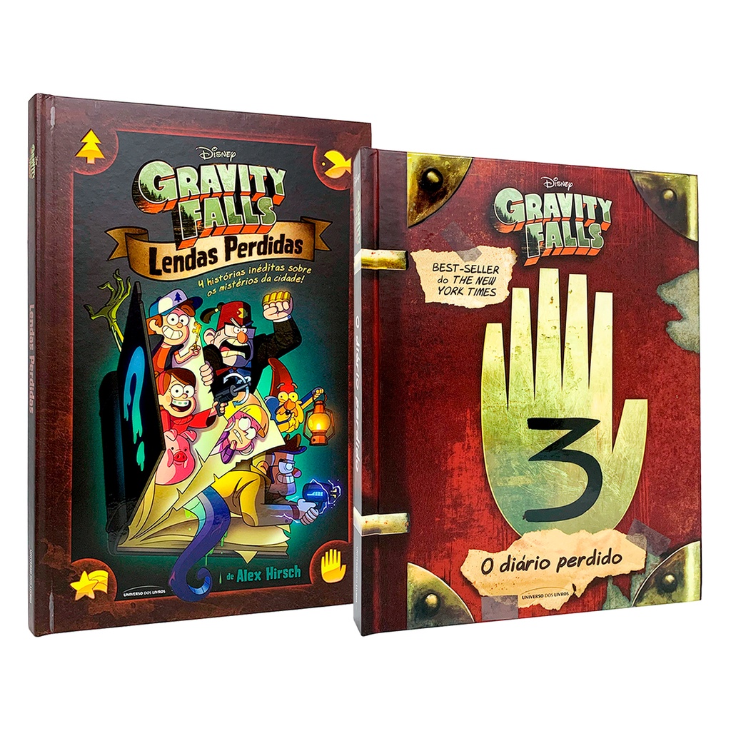 O Diário Perdido De Gravity Falls Gravity Falls Lendas Perdidas Capa Dura Shopee Brasil 