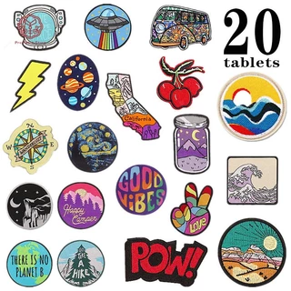 Pro Patch Store Personalidade As Ondas Astronauta DIY Bordado Remendos Para Adesivos Roupas Crachá
