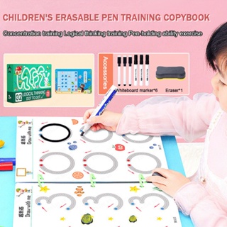 Treinamento De Controle De Caneta Apagável Para Crianças Copybook