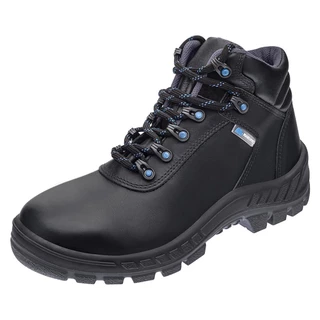 Botina Segurança New Prime Preto com Azul MARLUVAS em Oferta na Shopee