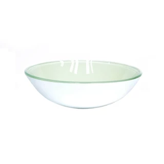 CUBA DE VIDRO REDONDA 31CM BRANCA