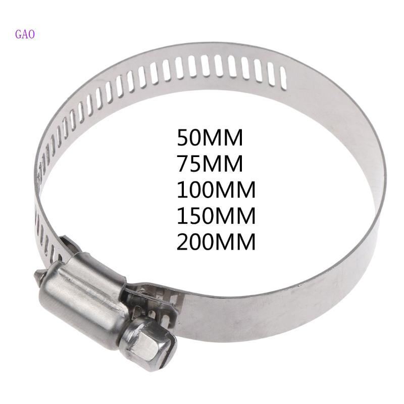 Melhor 50 75 100 150 200mm Abraçadeira De Aço Inoxidável De Acionamento Ajustável Linha De Combustível