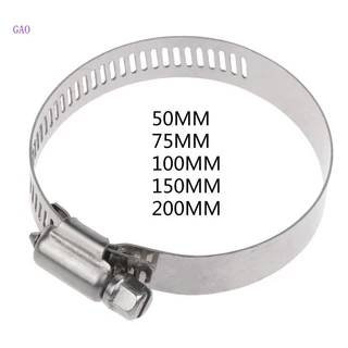 Melhor 50 75 100 150 200mm Abraçadeira De Aço Inoxidável De Acionamento Ajustável Linha De Combustível