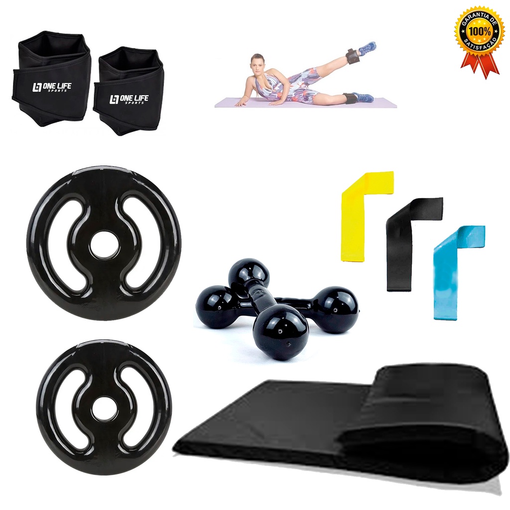 Kit treino em Casa Funcional Completo Com Peso | Shopee Brasil