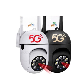 Nova Câmera Ip Sem Fio 5G HD 360 Preta À Prova D