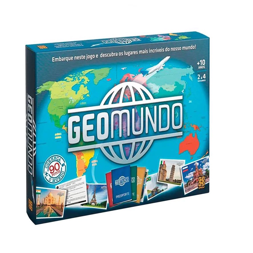Jogo de Tabuleiro Geomundo - Grow | Shopee Brasil