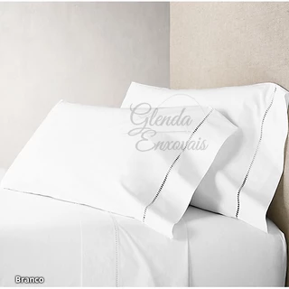 Kit Lençol 4 pçs Percal Flex 400 fios com Ponto Palito em Oferta na Shopee