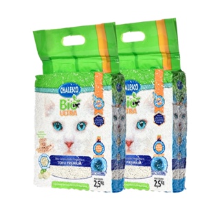 Kit 2 Areia Higiênica Tofu Granulado Premium Chalesco 2,5kg