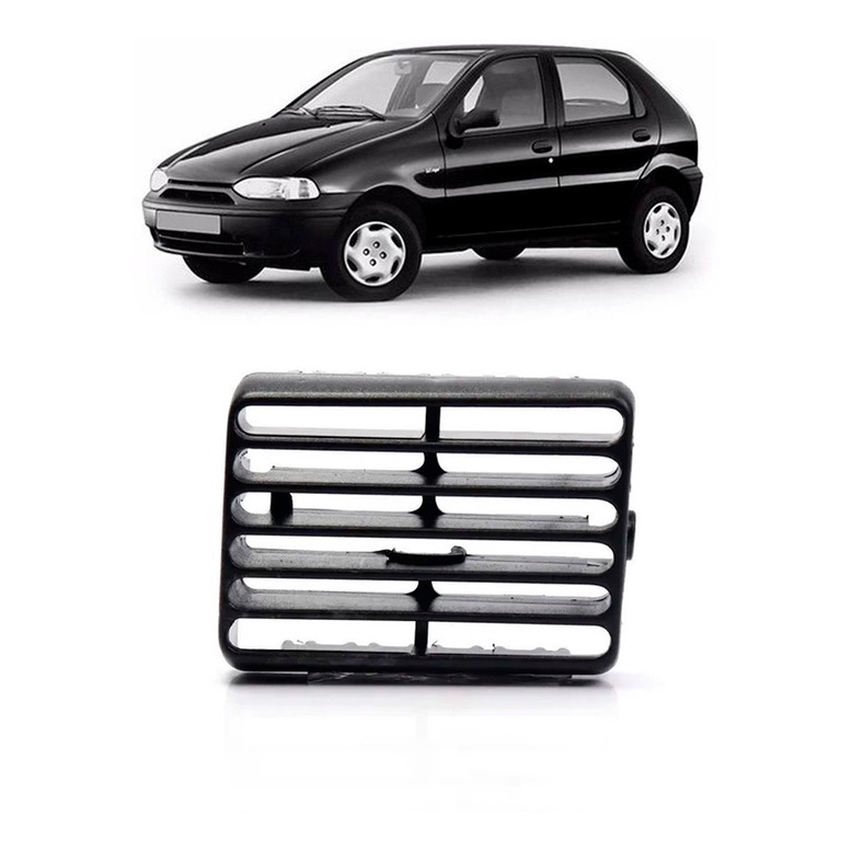 Difusor Ar Sem Aleta Lateral Palio 96 97 98 99 00 A 03 Preto | Shopee ...