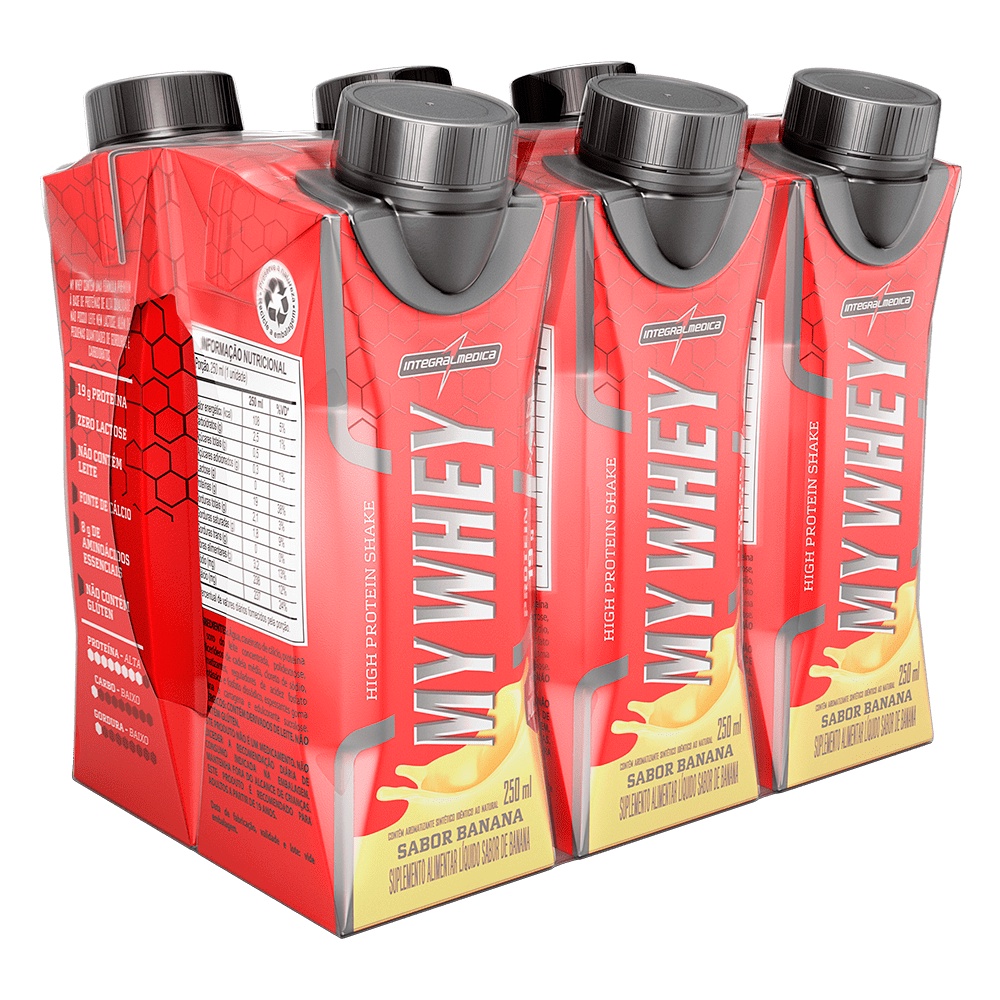 My Whey Liquido 250ml Pack 6 Un – Integralmedica