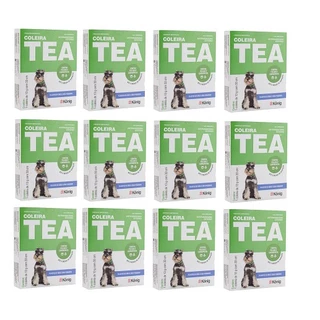 Kit 12 Coleira Tea Konig Pequena 33cm AntiPulgas Carrapatos