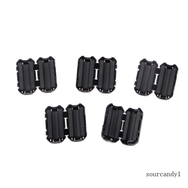 Confezione da 2 Magnetico Nucleo di Ferre Cavo RFI EMI Noise Suppressor Cavo Della Clip (9mm di diametro interno)  44