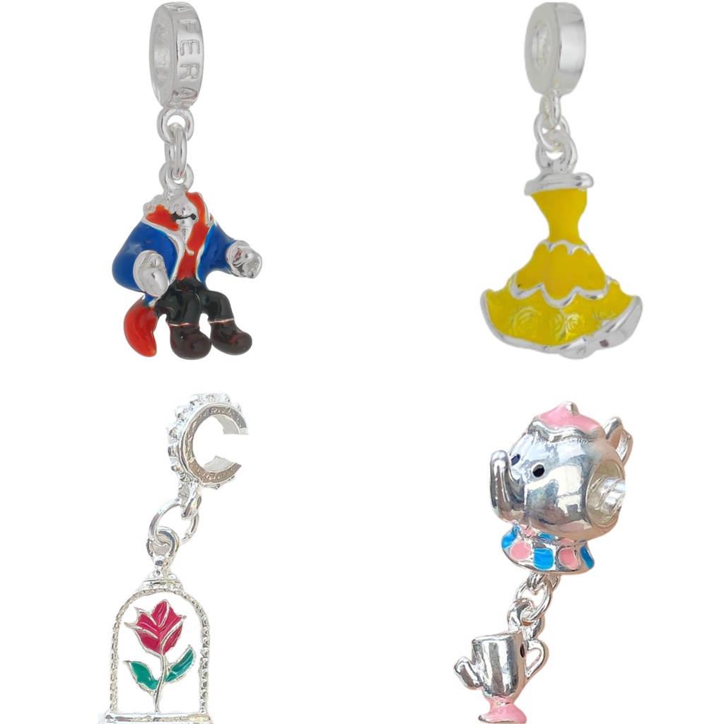 BERLOQUE COLEÇÃO BELA E A FERA VIVARA PANDORA 925 | Shopee Brasil