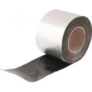 Manta Asfaltica Aluminizada Auto Adesiva 10cm X 10m