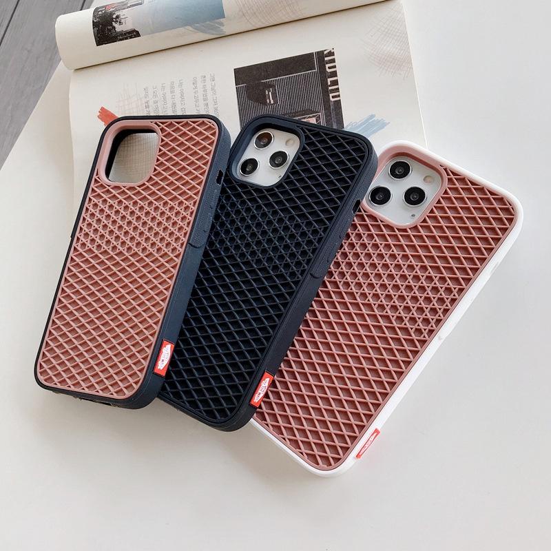 Vans Capa Flexível De Borracha Para iPhone X/xs Max/11 Pro/6 7/8 Plus/2020/12