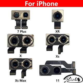 Para IPhone X XR XS Max 7 Plus/11 12 Pro Câmera Traseira Com Cabo Flexível Da Lente Principal