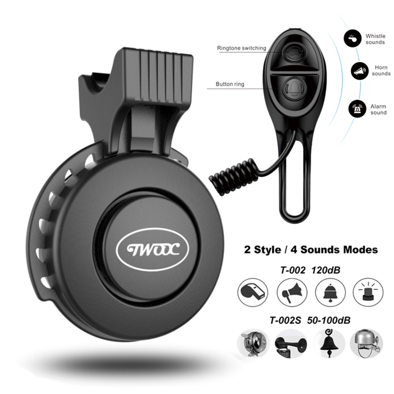 Bicicleta Com Carregamento De Sino Altifalante USB Mini Buzina Recarregável 4 Modos Acessórios Para Peças De Scooters Elétricas