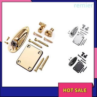 RE Placa De Retentor De Cordas De Rolos De Guitarra Elétrica Com Pescoço Carregado Para Peças De Reposição