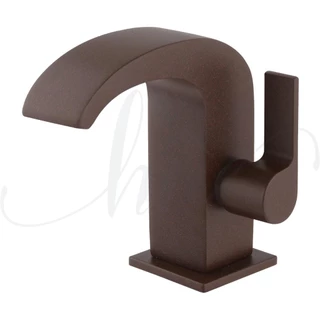 Torneira de Pia para Banheiro Cascata Aço Corten Baixa C74